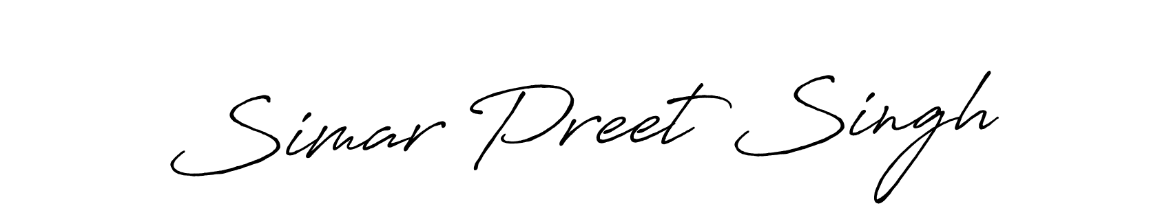 Also we have Simar Preet Singh name is the best signature style. Create professional handwritten signature collection using Antro_Vectra_Bolder autograph style. Simar Preet Singh signature style 7 images and pictures png