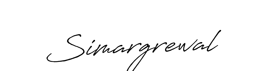 Use a signature maker to create a handwritten signature online. With this signature software, you can design (Antro_Vectra_Bolder) your own signature for name Simargrewal. Simargrewal signature style 7 images and pictures png
