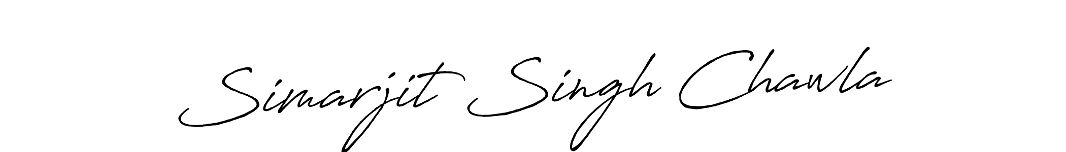 The best way (Antro_Vectra_Bolder) to make a short signature is to pick only two or three words in your name. The name Simarjit Singh Chawla include a total of six letters. For converting this name. Simarjit Singh Chawla signature style 7 images and pictures png
