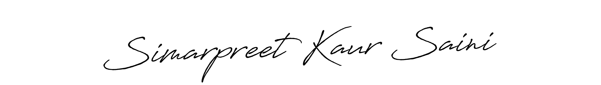 This is the best signature style for the Simarpreet Kaur Saini name. Also you like these signature font (Antro_Vectra_Bolder). Mix name signature. Simarpreet Kaur Saini signature style 7 images and pictures png