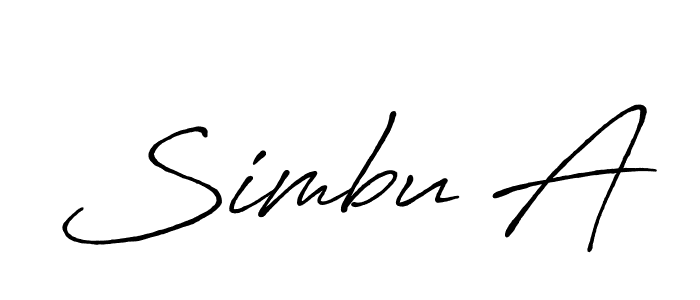 Antro_Vectra_Bolder is a professional signature style that is perfect for those who want to add a touch of class to their signature. It is also a great choice for those who want to make their signature more unique. Get Simbu A name to fancy signature for free. Simbu A signature style 7 images and pictures png