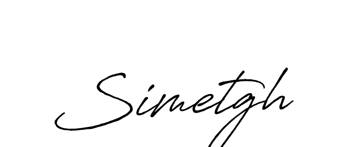 How to make Simetgh signature? Antro_Vectra_Bolder is a professional autograph style. Create handwritten signature for Simetgh name. Simetgh signature style 7 images and pictures png