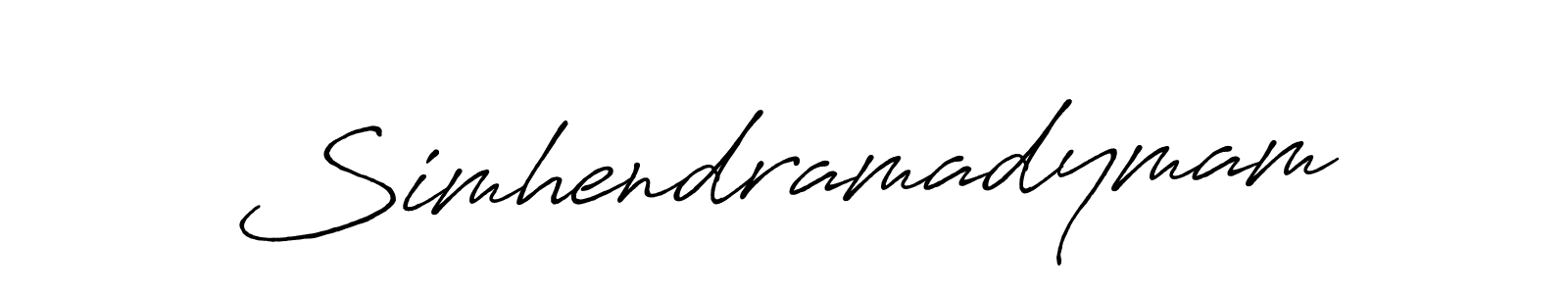 You should practise on your own different ways (Antro_Vectra_Bolder) to write your name (Simhendramadymam) in signature. don't let someone else do it for you. Simhendramadymam signature style 7 images and pictures png