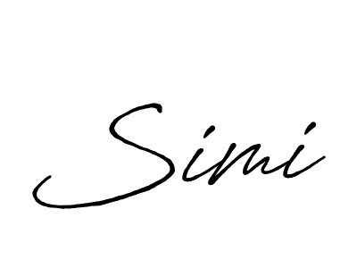 Antro_Vectra_Bolder is a professional signature style that is perfect for those who want to add a touch of class to their signature. It is also a great choice for those who want to make their signature more unique. Get Simi name to fancy signature for free. Simi signature style 7 images and pictures png