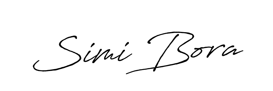 It looks lik you need a new signature style for name Simi Bora. Design unique handwritten (Antro_Vectra_Bolder) signature with our free signature maker in just a few clicks. Simi Bora signature style 7 images and pictures png