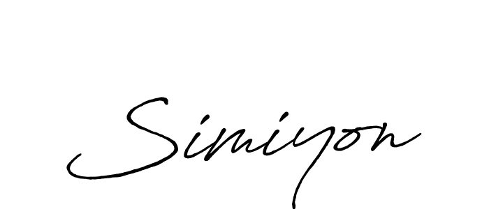 Make a beautiful signature design for name Simiyon. Use this online signature maker to create a handwritten signature for free. Simiyon signature style 7 images and pictures png