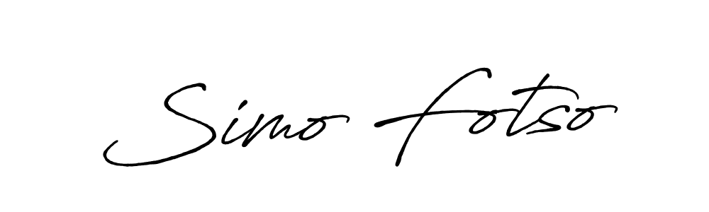 Once you've used our free online signature maker to create your best signature Antro_Vectra_Bolder style, it's time to enjoy all of the benefits that Simo Fotso name signing documents. Simo Fotso signature style 7 images and pictures png