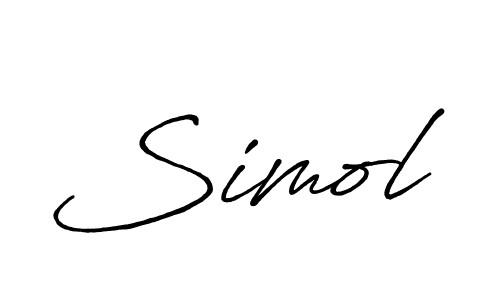 How to Draw Simol signature style? Antro_Vectra_Bolder is a latest design signature styles for name Simol. Simol signature style 7 images and pictures png