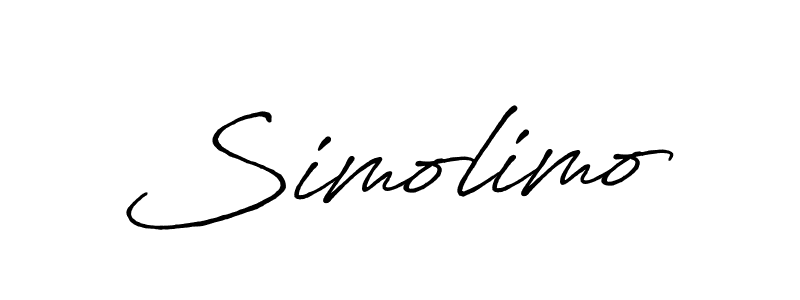 You should practise on your own different ways (Antro_Vectra_Bolder) to write your name (Simolimo) in signature. don't let someone else do it for you. Simolimo signature style 7 images and pictures png