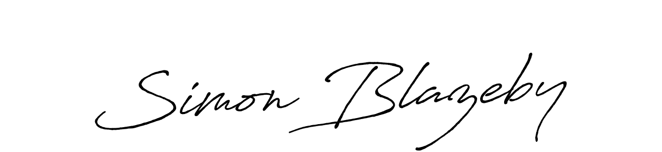 Once you've used our free online signature maker to create your best signature Antro_Vectra_Bolder style, it's time to enjoy all of the benefits that Simon Blazeby name signing documents. Simon Blazeby signature style 7 images and pictures png