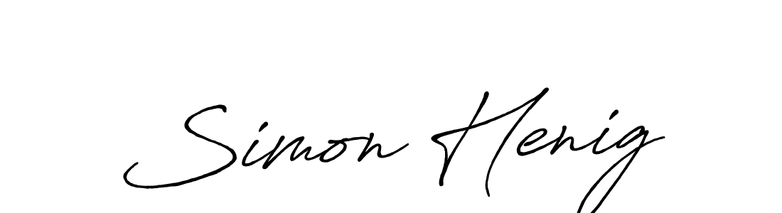Antro_Vectra_Bolder is a professional signature style that is perfect for those who want to add a touch of class to their signature. It is also a great choice for those who want to make their signature more unique. Get Simon Henig name to fancy signature for free. Simon Henig signature style 7 images and pictures png