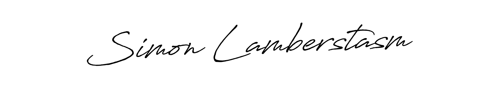 Make a short Simon Lamberstasm signature style. Manage your documents anywhere anytime using Antro_Vectra_Bolder. Create and add eSignatures, submit forms, share and send files easily. Simon Lamberstasm signature style 7 images and pictures png