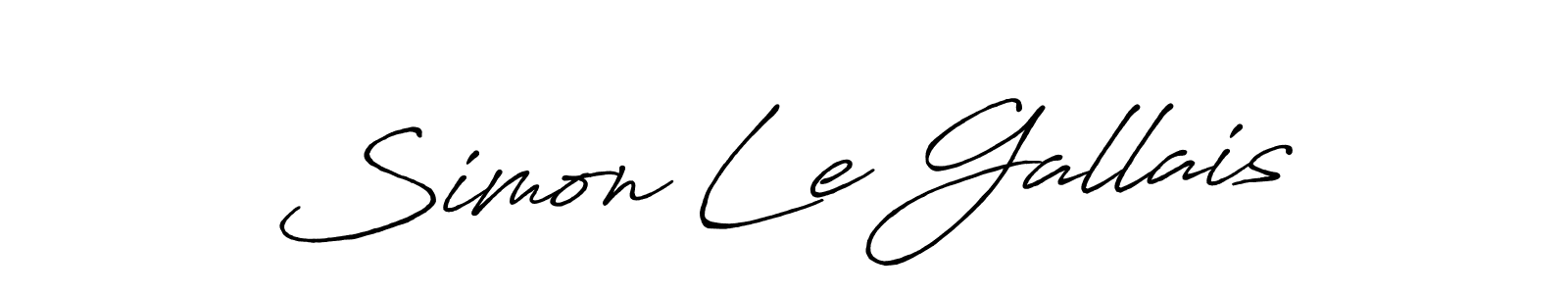 if you are searching for the best signature style for your name Simon Le Gallais. so please give up your signature search. here we have designed multiple signature styles  using Antro_Vectra_Bolder. Simon Le Gallais signature style 7 images and pictures png