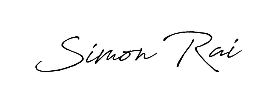 Also we have Simon Rai name is the best signature style. Create professional handwritten signature collection using Antro_Vectra_Bolder autograph style. Simon Rai signature style 7 images and pictures png