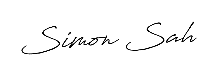 Antro_Vectra_Bolder is a professional signature style that is perfect for those who want to add a touch of class to their signature. It is also a great choice for those who want to make their signature more unique. Get Simon Sah name to fancy signature for free. Simon Sah signature style 7 images and pictures png