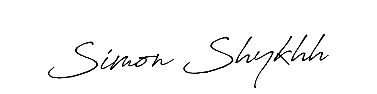 Also You can easily find your signature by using the search form. We will create Simon Shykhh name handwritten signature images for you free of cost using Antro_Vectra_Bolder sign style. Simon Shykhh signature style 7 images and pictures png