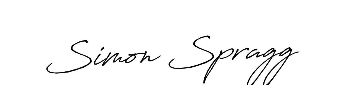 Make a short Simon Spragg signature style. Manage your documents anywhere anytime using Antro_Vectra_Bolder. Create and add eSignatures, submit forms, share and send files easily. Simon Spragg signature style 7 images and pictures png