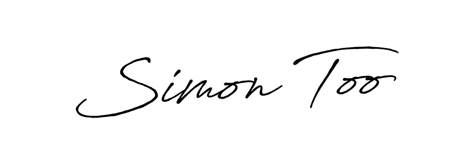 How to Draw Simon Too signature style? Antro_Vectra_Bolder is a latest design signature styles for name Simon Too. Simon Too signature style 7 images and pictures png