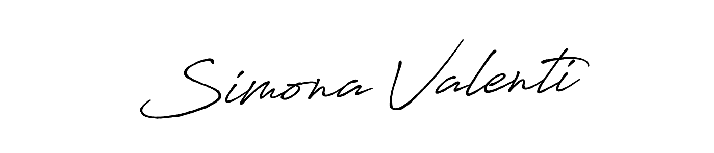 Use a signature maker to create a handwritten signature online. With this signature software, you can design (Antro_Vectra_Bolder) your own signature for name Simona Valenti. Simona Valenti signature style 7 images and pictures png