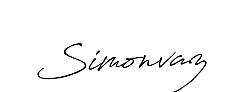 The best way (Antro_Vectra_Bolder) to make a short signature is to pick only two or three words in your name. The name Simonvaz include a total of six letters. For converting this name. Simonvaz signature style 7 images and pictures png