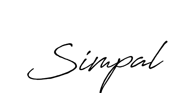 if you are searching for the best signature style for your name Simpal. so please give up your signature search. here we have designed multiple signature styles  using Antro_Vectra_Bolder. Simpal signature style 7 images and pictures png