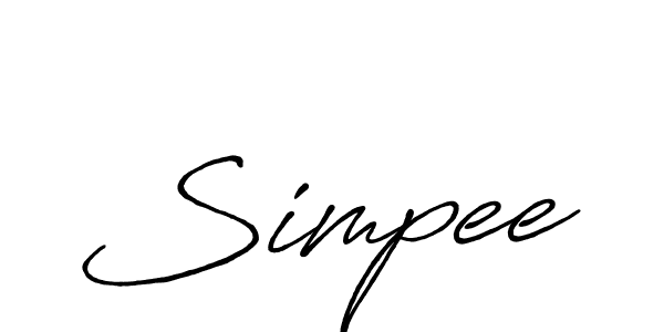 You can use this online signature creator to create a handwritten signature for the name Simpee. This is the best online autograph maker. Simpee signature style 7 images and pictures png