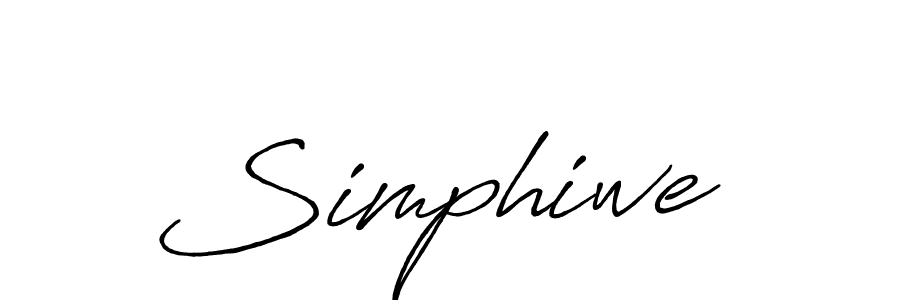 It looks lik you need a new signature style for name Simphiwe . Design unique handwritten (Antro_Vectra_Bolder) signature with our free signature maker in just a few clicks. Simphiwe  signature style 7 images and pictures png