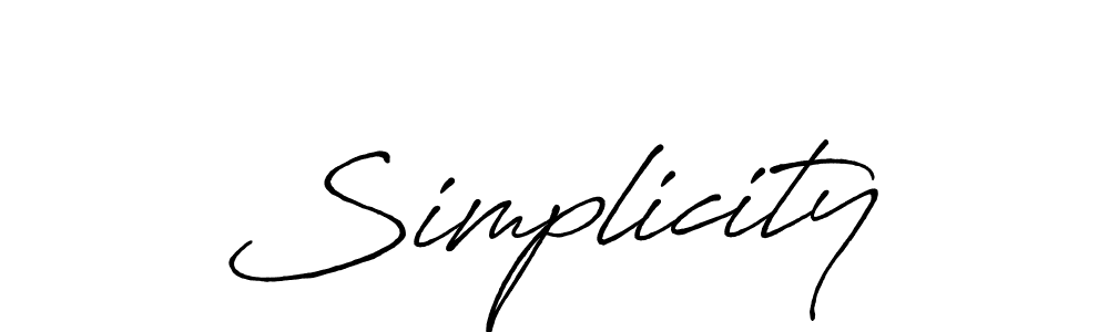 It looks lik you need a new signature style for name Simplicity. Design unique handwritten (Antro_Vectra_Bolder) signature with our free signature maker in just a few clicks. Simplicity signature style 7 images and pictures png
