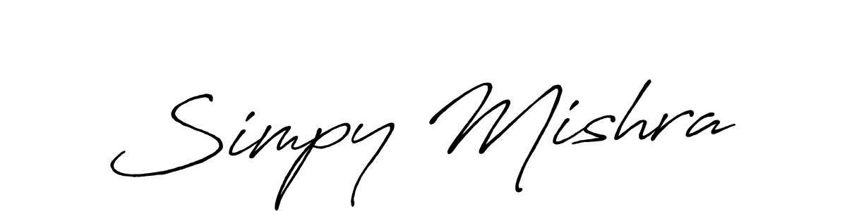 Make a beautiful signature design for name Simpy Mishra. Use this online signature maker to create a handwritten signature for free. Simpy Mishra signature style 7 images and pictures png