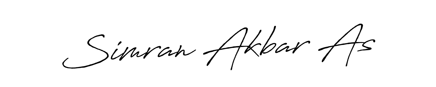 This is the best signature style for the Simran Akbar As name. Also you like these signature font (Antro_Vectra_Bolder). Mix name signature. Simran Akbar As signature style 7 images and pictures png