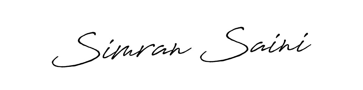 Here are the top 10 professional signature styles for the name Simran Saini. These are the best autograph styles you can use for your name. Simran Saini signature style 7 images and pictures png