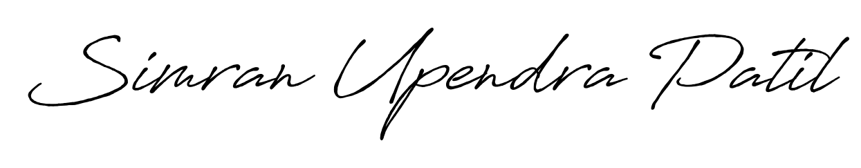 Make a beautiful signature design for name Simran Upendra Patil. With this signature (Antro_Vectra_Bolder) style, you can create a handwritten signature for free. Simran Upendra Patil signature style 7 images and pictures png