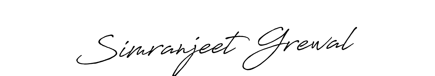 Also You can easily find your signature by using the search form. We will create Simranjeet Grewal name handwritten signature images for you free of cost using Antro_Vectra_Bolder sign style. Simranjeet Grewal signature style 7 images and pictures png