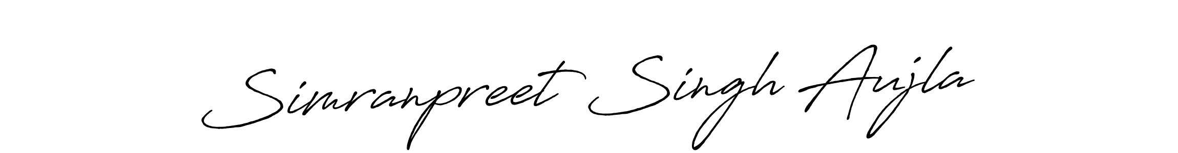 It looks lik you need a new signature style for name Simranpreet Singh Aujla. Design unique handwritten (Antro_Vectra_Bolder) signature with our free signature maker in just a few clicks. Simranpreet Singh Aujla signature style 7 images and pictures png