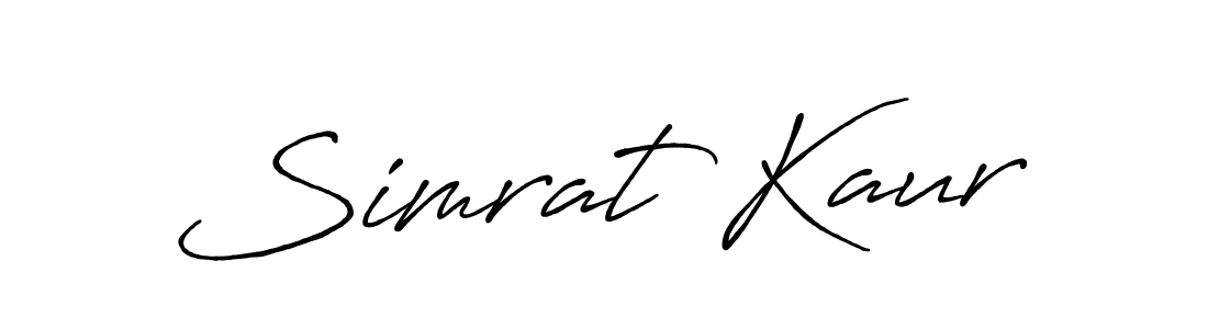 Also You can easily find your signature by using the search form. We will create Simrat Kaur name handwritten signature images for you free of cost using Antro_Vectra_Bolder sign style. Simrat Kaur signature style 7 images and pictures png