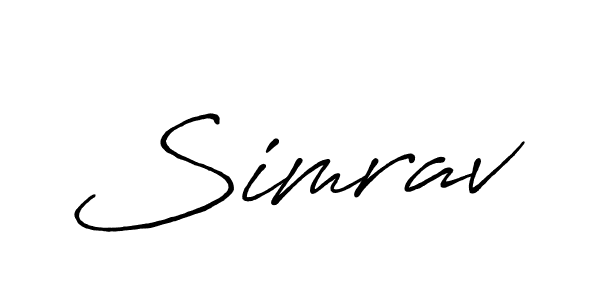Once you've used our free online signature maker to create your best signature Antro_Vectra_Bolder style, it's time to enjoy all of the benefits that Simrav name signing documents. Simrav signature style 7 images and pictures png
