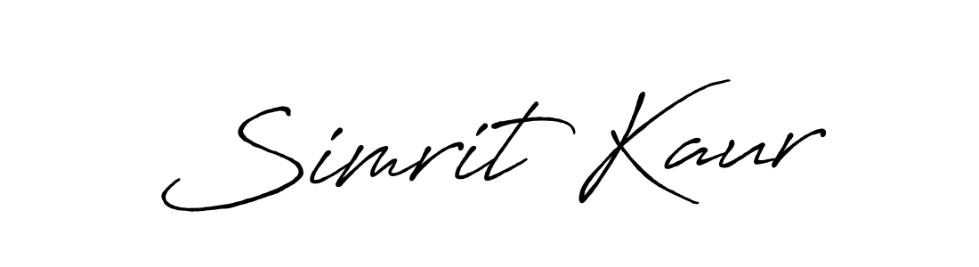 Similarly Antro_Vectra_Bolder is the best handwritten signature design. Signature creator online .You can use it as an online autograph creator for name Simrit Kaur. Simrit Kaur signature style 7 images and pictures png
