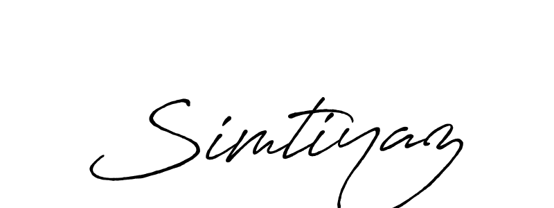 How to Draw Simtiyaz signature style? Antro_Vectra_Bolder is a latest design signature styles for name Simtiyaz. Simtiyaz signature style 7 images and pictures png