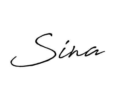 You should practise on your own different ways (Antro_Vectra_Bolder) to write your name (Sina) in signature. don't let someone else do it for you. Sina signature style 7 images and pictures png