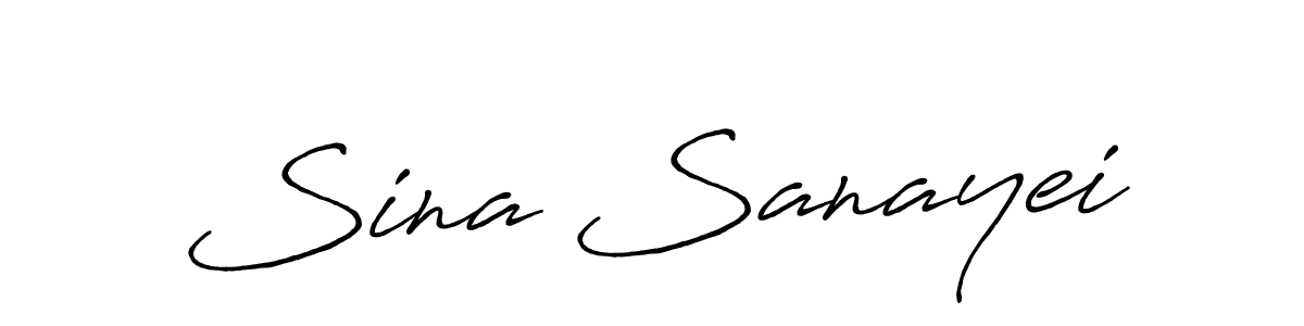 if you are searching for the best signature style for your name Sina Sanayei. so please give up your signature search. here we have designed multiple signature styles  using Antro_Vectra_Bolder. Sina Sanayei signature style 7 images and pictures png