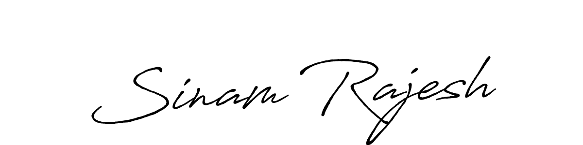 You can use this online signature creator to create a handwritten signature for the name Sinam Rajesh. This is the best online autograph maker. Sinam Rajesh signature style 7 images and pictures png