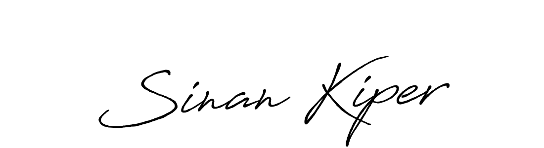 You should practise on your own different ways (Antro_Vectra_Bolder) to write your name (Sinan Kiper) in signature. don't let someone else do it for you. Sinan Kiper signature style 7 images and pictures png