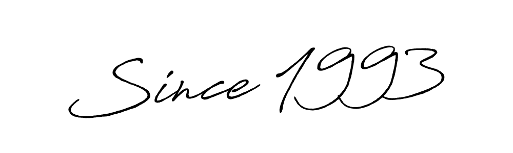 Also You can easily find your signature by using the search form. We will create Since 1993 name handwritten signature images for you free of cost using Antro_Vectra_Bolder sign style. Since 1993 signature style 7 images and pictures png