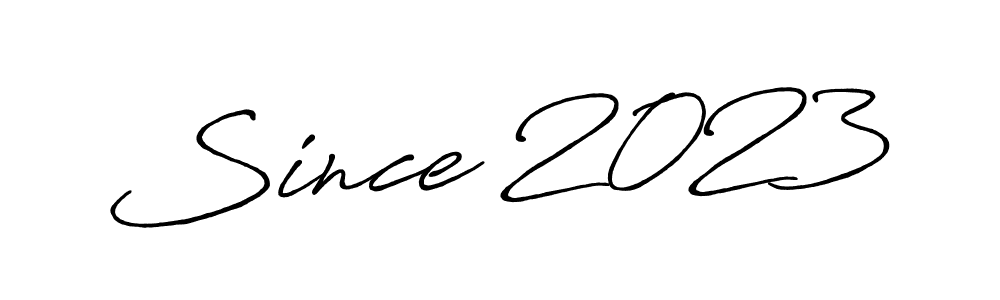 This is the best signature style for the Since 2023 name. Also you like these signature font (Antro_Vectra_Bolder). Mix name signature. Since 2023 signature style 7 images and pictures png