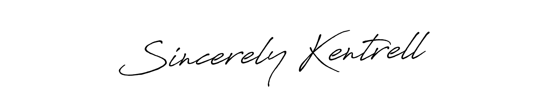 Also we have Sincerely Kentrell name is the best signature style. Create professional handwritten signature collection using Antro_Vectra_Bolder autograph style. Sincerely Kentrell signature style 7 images and pictures png