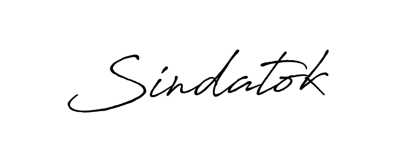 Also we have Sindatok name is the best signature style. Create professional handwritten signature collection using Antro_Vectra_Bolder autograph style. Sindatok signature style 7 images and pictures png