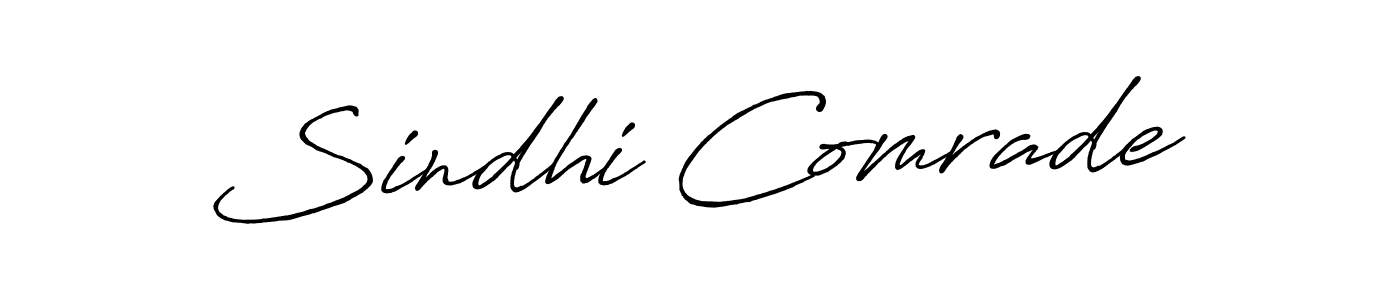 Sindhi Comrade stylish signature style. Best Handwritten Sign (Antro_Vectra_Bolder) for my name. Handwritten Signature Collection Ideas for my name Sindhi Comrade. Sindhi Comrade signature style 7 images and pictures png