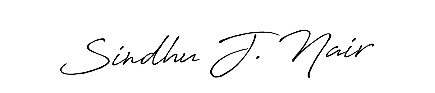Once you've used our free online signature maker to create your best signature Antro_Vectra_Bolder style, it's time to enjoy all of the benefits that Sindhu J. Nair name signing documents. Sindhu J. Nair signature style 7 images and pictures png