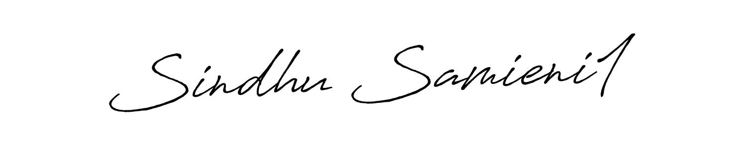 Once you've used our free online signature maker to create your best signature Antro_Vectra_Bolder style, it's time to enjoy all of the benefits that Sindhu Samieni1 name signing documents. Sindhu Samieni1 signature style 7 images and pictures png