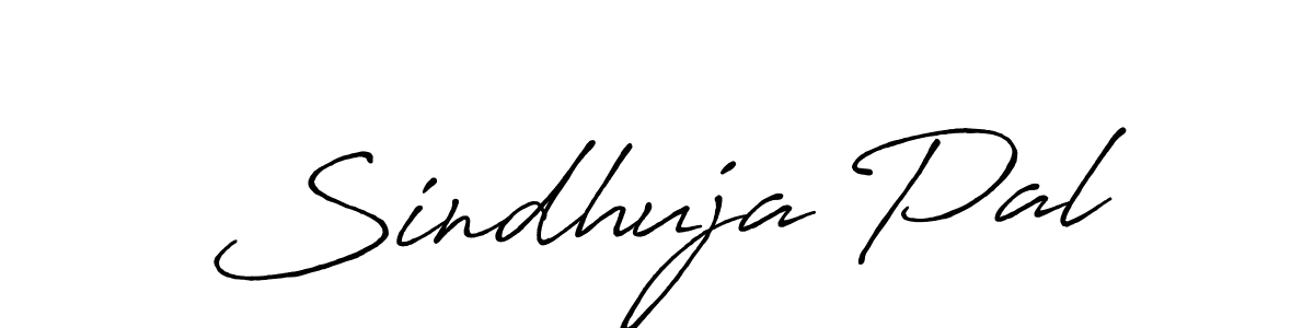 Design your own signature with our free online signature maker. With this signature software, you can create a handwritten (Antro_Vectra_Bolder) signature for name Sindhuja Pal. Sindhuja Pal signature style 7 images and pictures png
